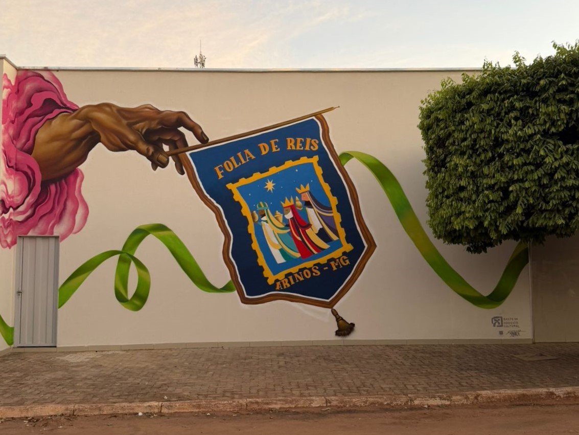 Pintura é obra do artista Jhonnata Siqueira o Dread